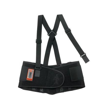 Black Spandex Back Support R5800
