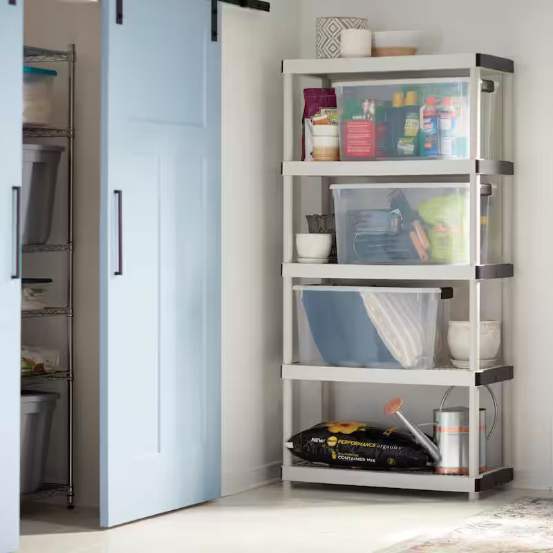 5-Tier Plastic Storage Shelving Unit M14423