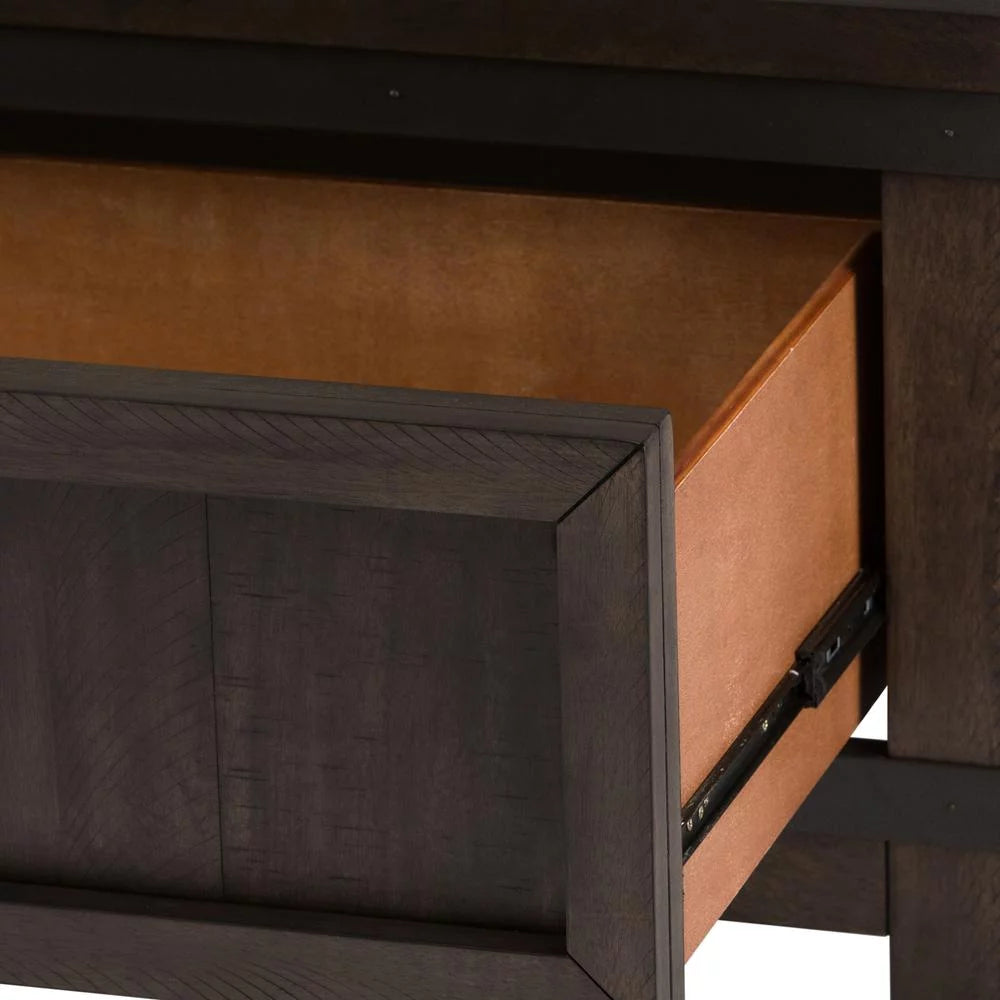 Dark Gray Twin Bookcase Bed R549953