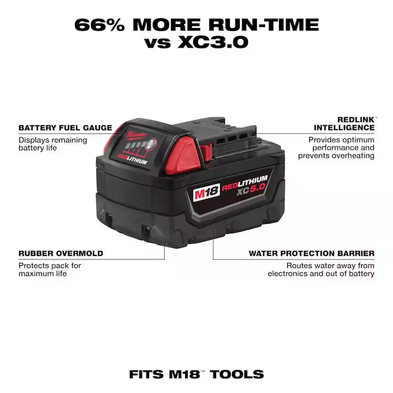 18V Lithium-Ion 5.0Ah Battery Pack 10-Pack V77456