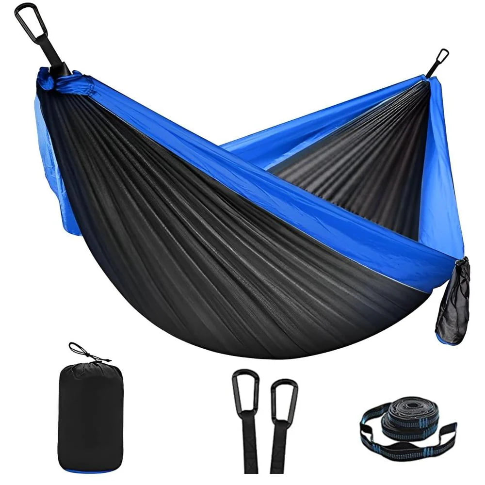 Camping Hammock Double Portable Dark Green W405