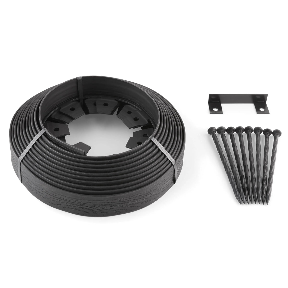 2-inch Tall 30-ft Plastic Black Landscape Edging D455307