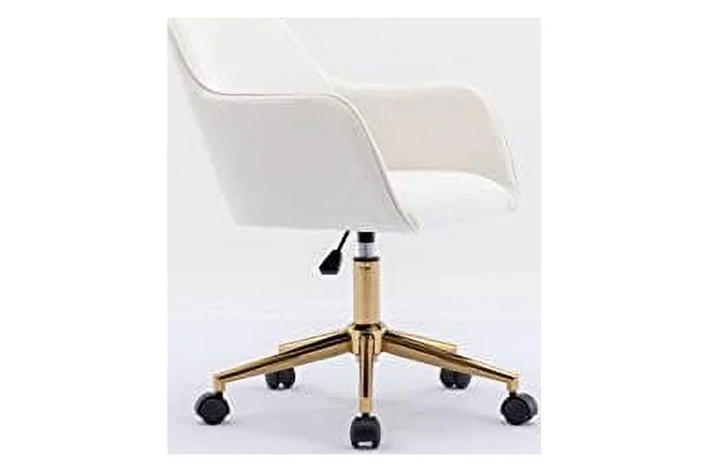 Yellow Velvet Adjustable Height Office Chair B11111