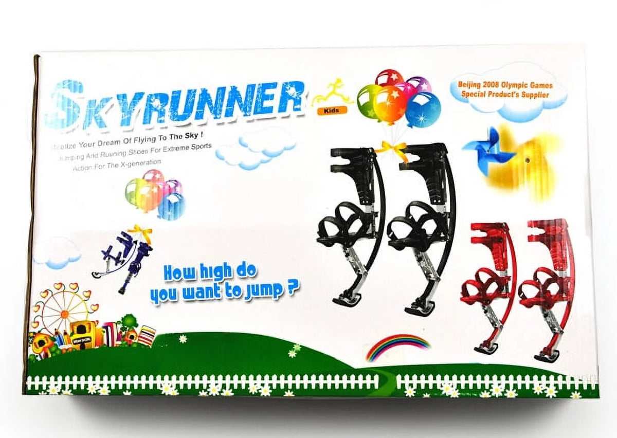 Black Kangaroo Shoes Jumping Stilts J8291