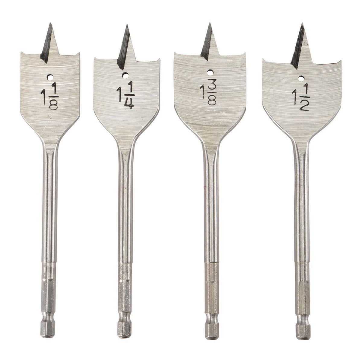 Steel Spade Bit Set, 4 Piece Q6009