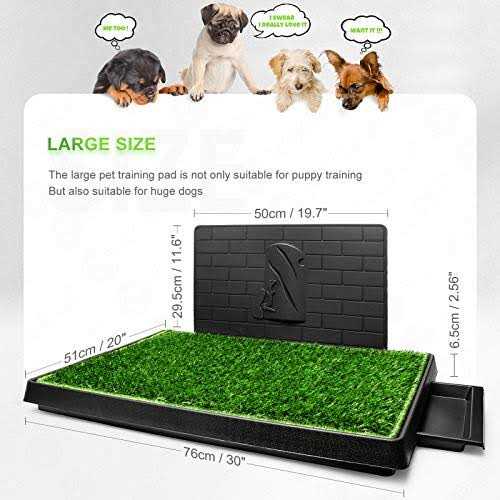 Large Reusable Dog Grass Pad with Tray G55195