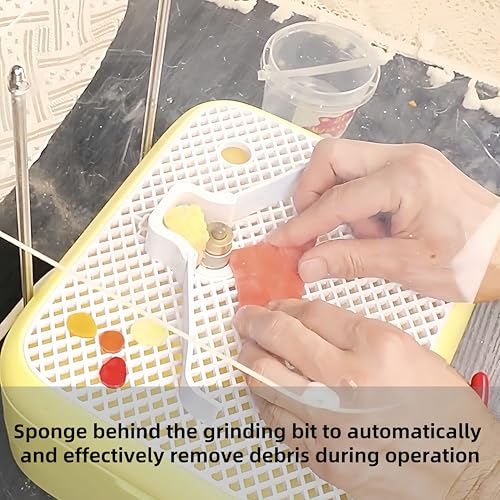 110V 60W Mini Portable Glass Grinder with Grinder Bits Q1324