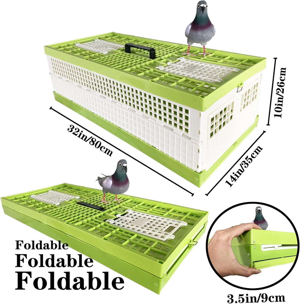 Plastic Folding Pigeon Cage 32in Z443