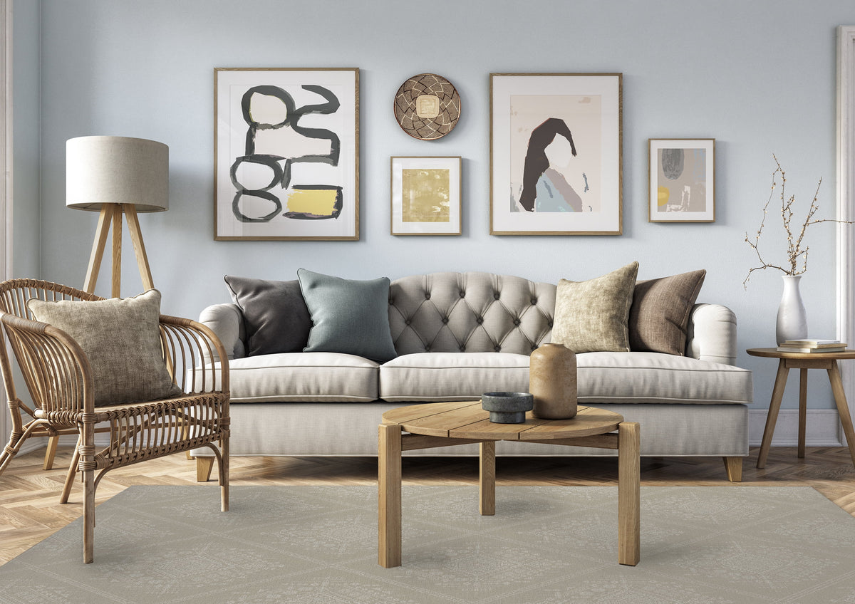 Tan Area Rug A7909