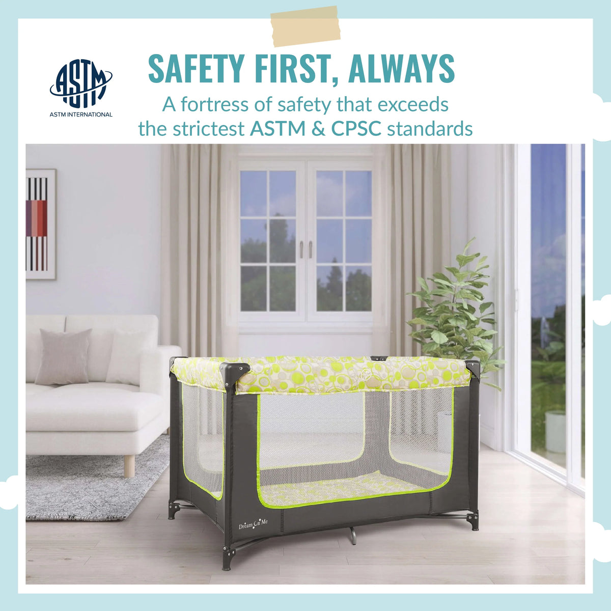 Portable Playard with Carry Bag V2786