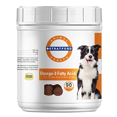 Omega 3 Fish Oil Soft Chew Dog Supplement 90 Soft Chews V297403