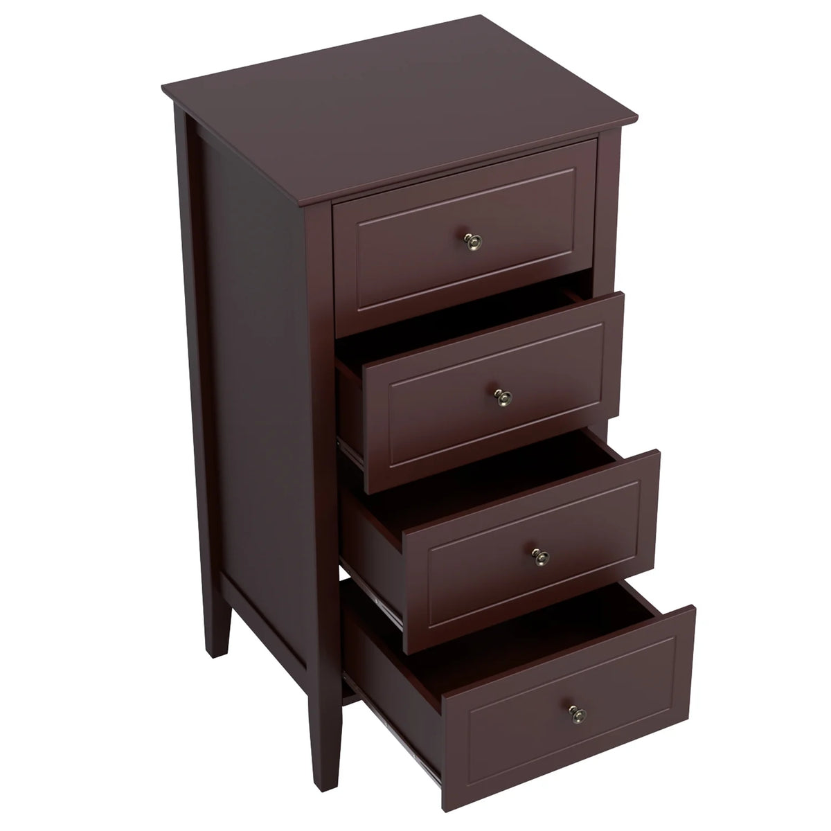 White 4 Drawer Wood Dresser Z992886