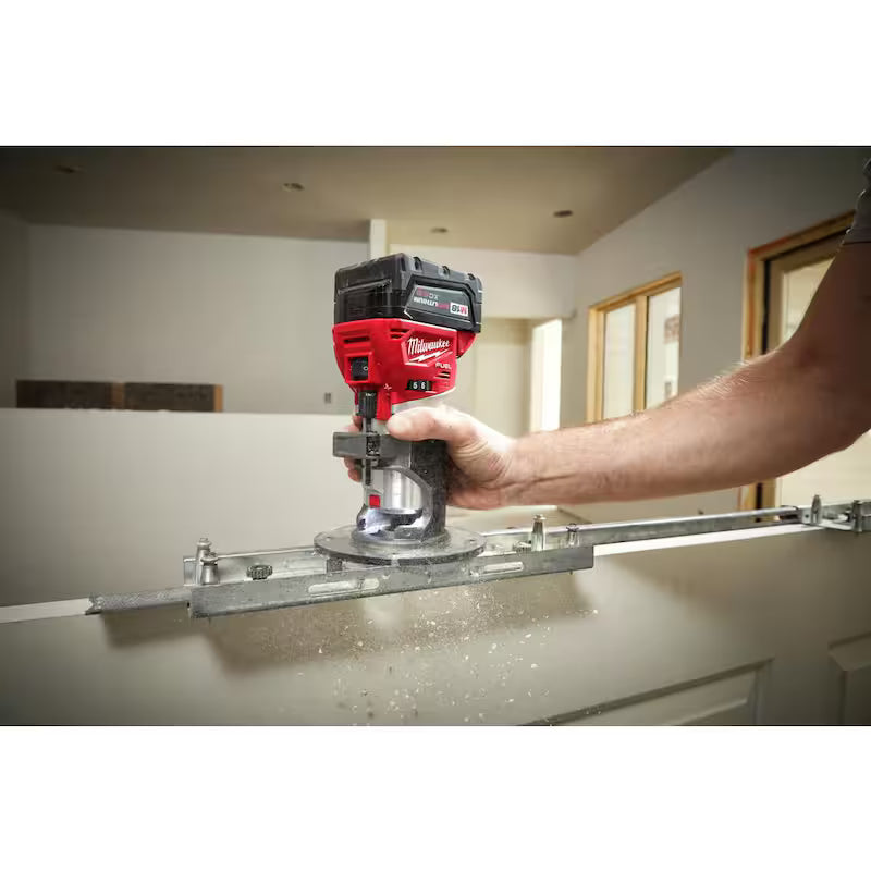 18V Brushless Cordless Compact Router with Offset Base Y582