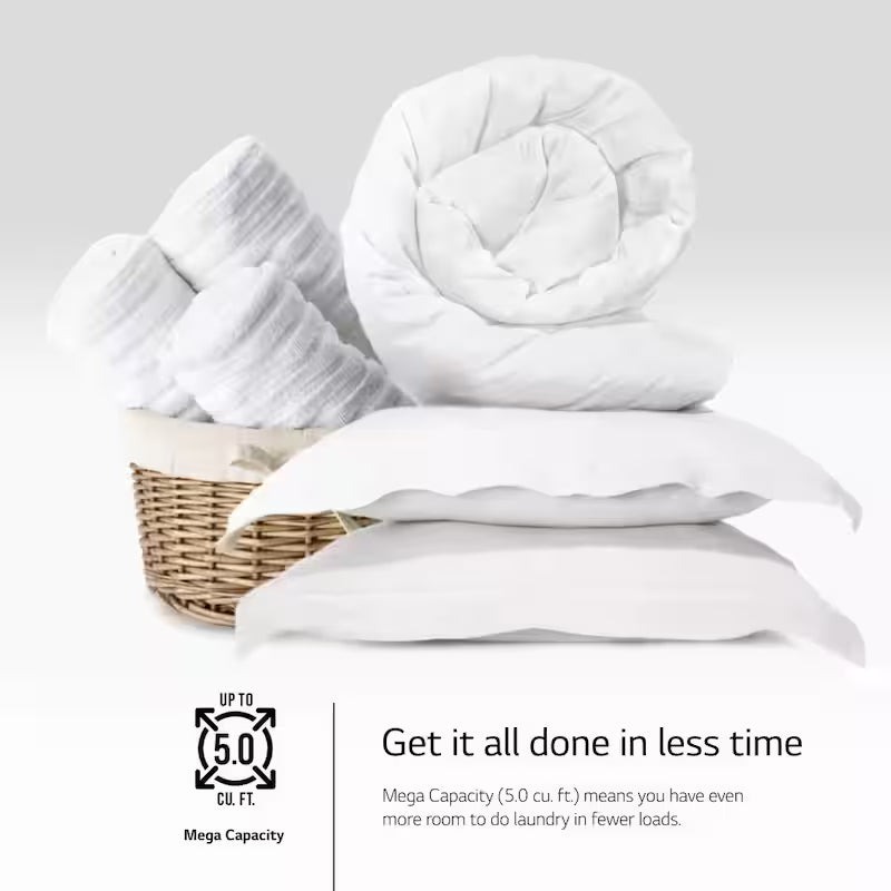 5.0 cu. ft. Stackable Smart Front Load Washer P1817