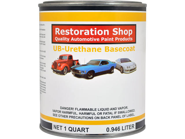 White 1 Quart Urethane Basecoat Auto Body Paint A320