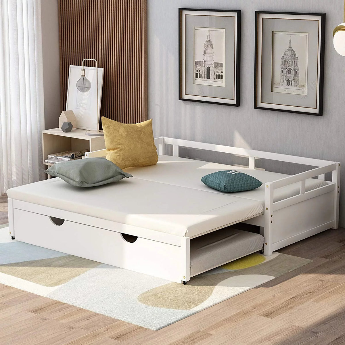 Wood Daybed with Trundle I6677