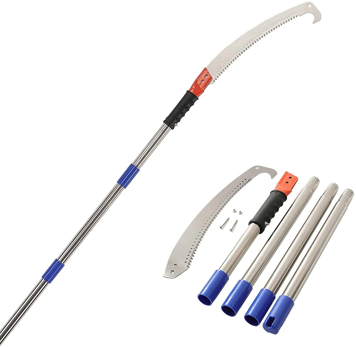 Extendable Manual Pole Saw with 10FT Stainless Steel Pole G232