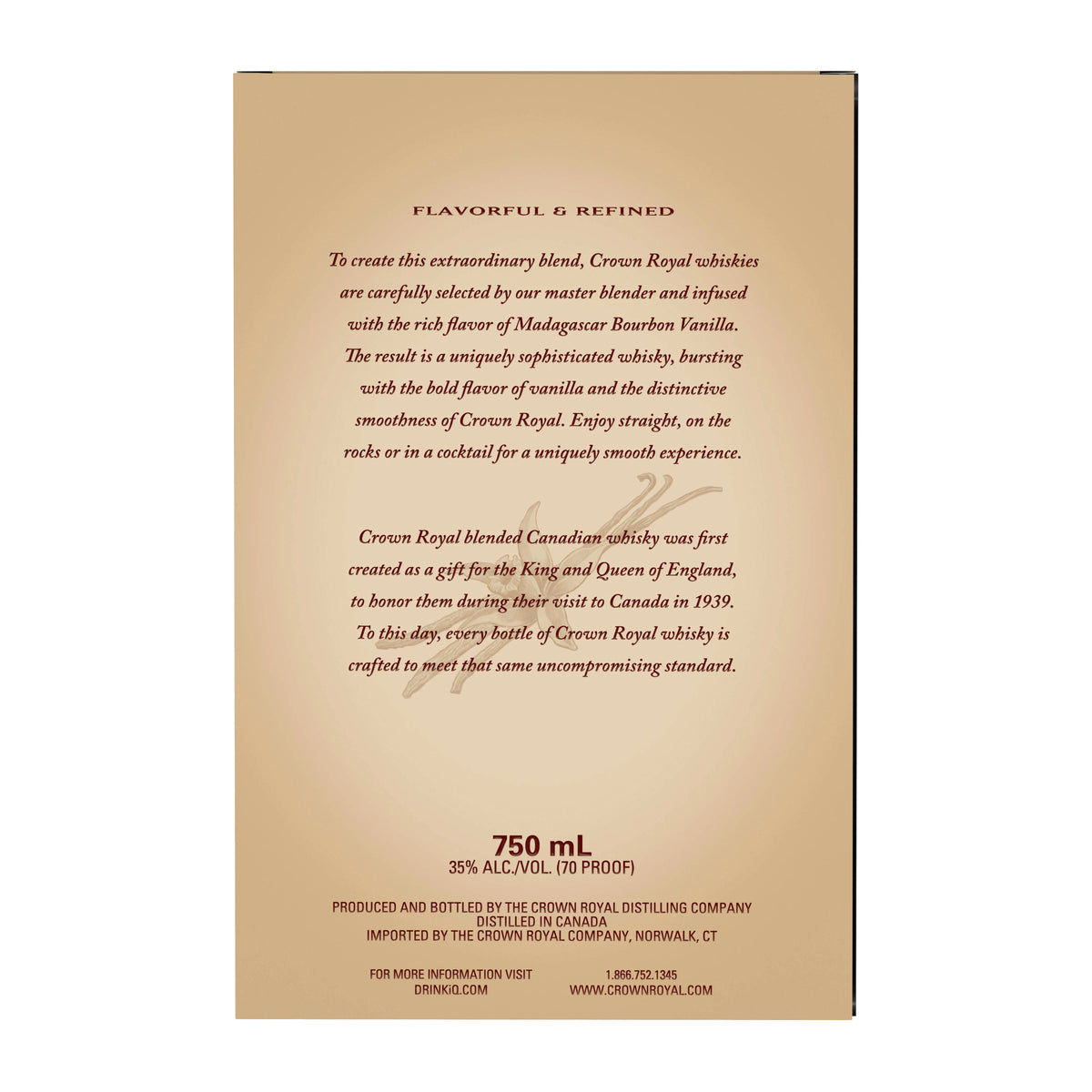Vanilla Flavored Whisky 750 ml N472278