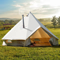4 Seasons Waterproof Cotton Camping Tent with Stove Jacks V454