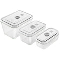 3pc Glass Vacuum Container Set V4484