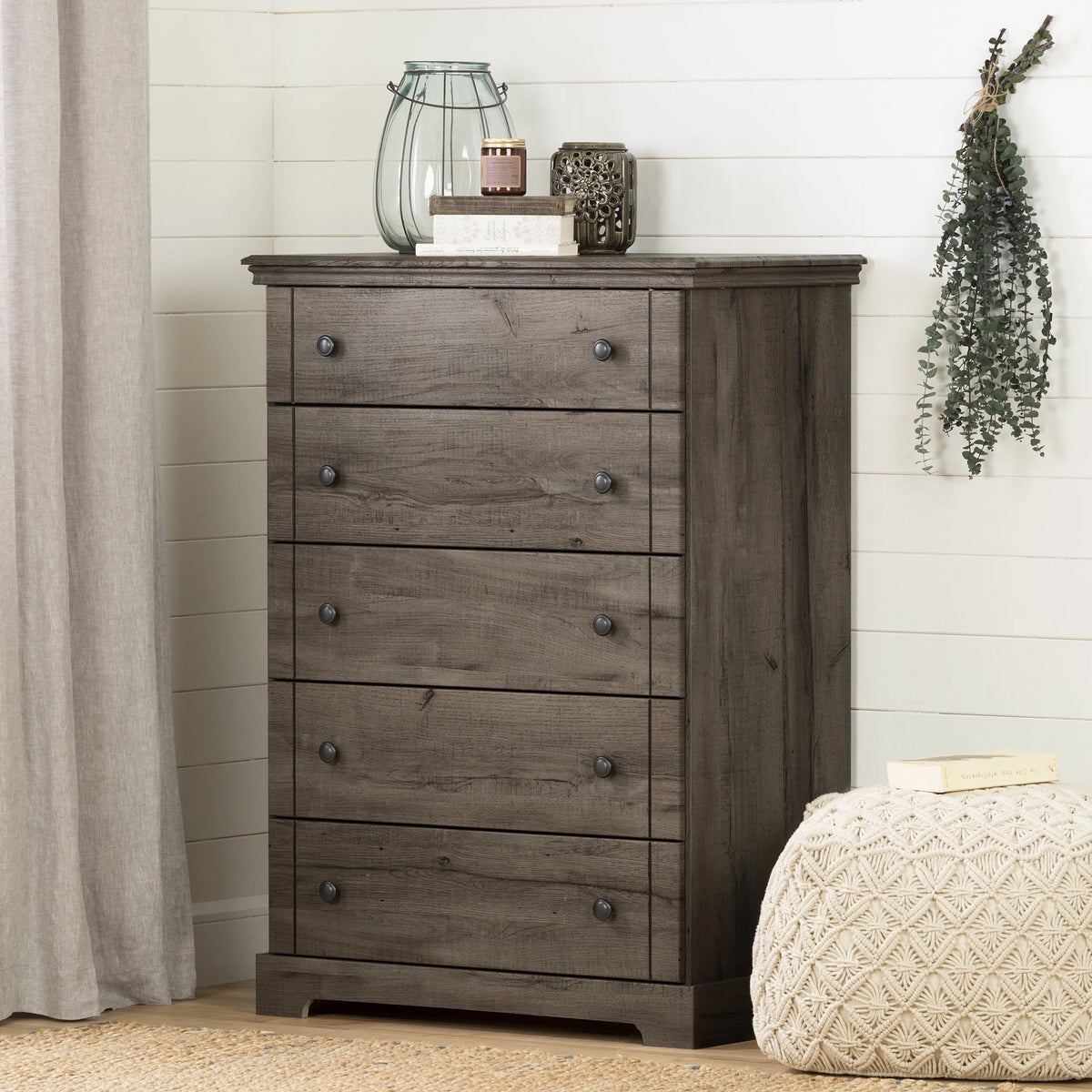 Fall Oak 5-Drawers Dresser H956268