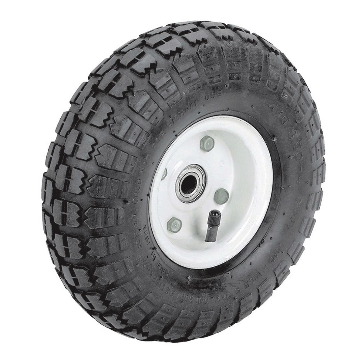 10 in. Pneumatic Tire with White Hub G959105