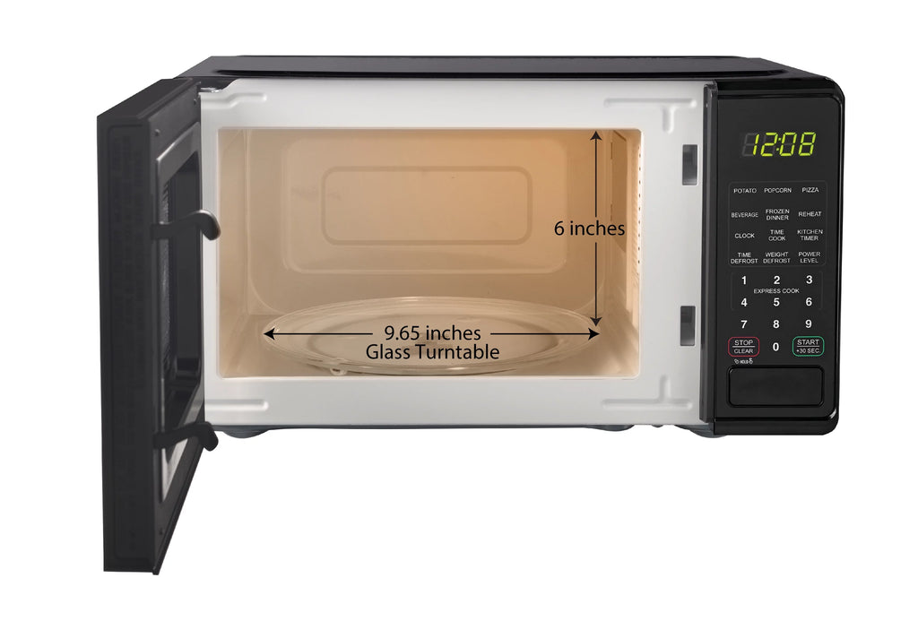 0.7 Cu ft 700 Watts Black Countertop Microwave Oven N5244