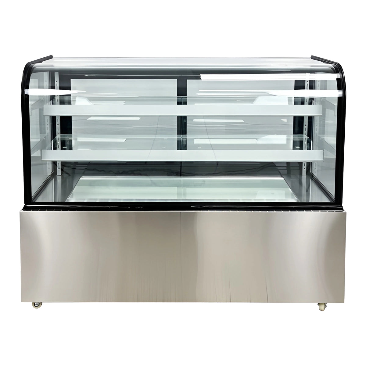 60 in. Double Tempered Glass Bakery Refrigerator Case 17.7 Cu. ft. I867