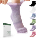 Bamboo Viscose Non Binding Ankle Socks 6 Pairs V117