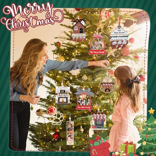 Wooden Christmas Ornament with Name Picture M847