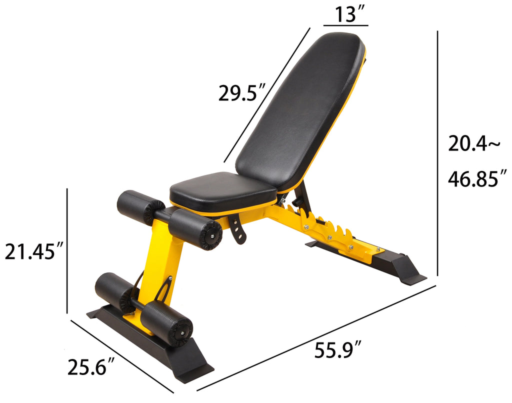 Adjustable Foldable Weight Bench 800-Pound Capacity Q5298