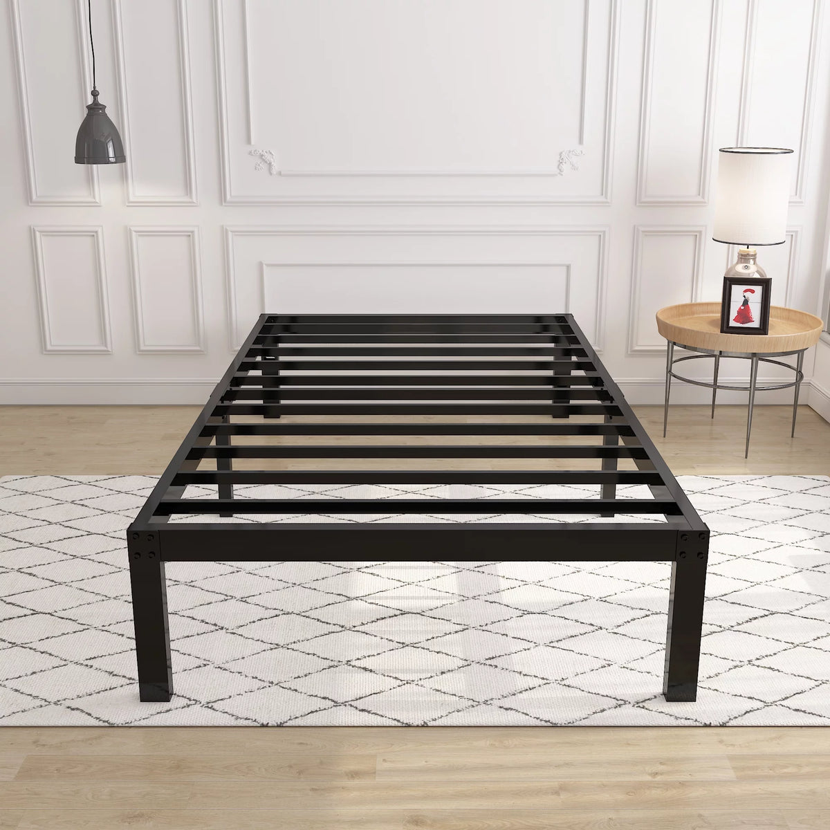 Queen Heavy Duty Metal Platform Bed Frame H506