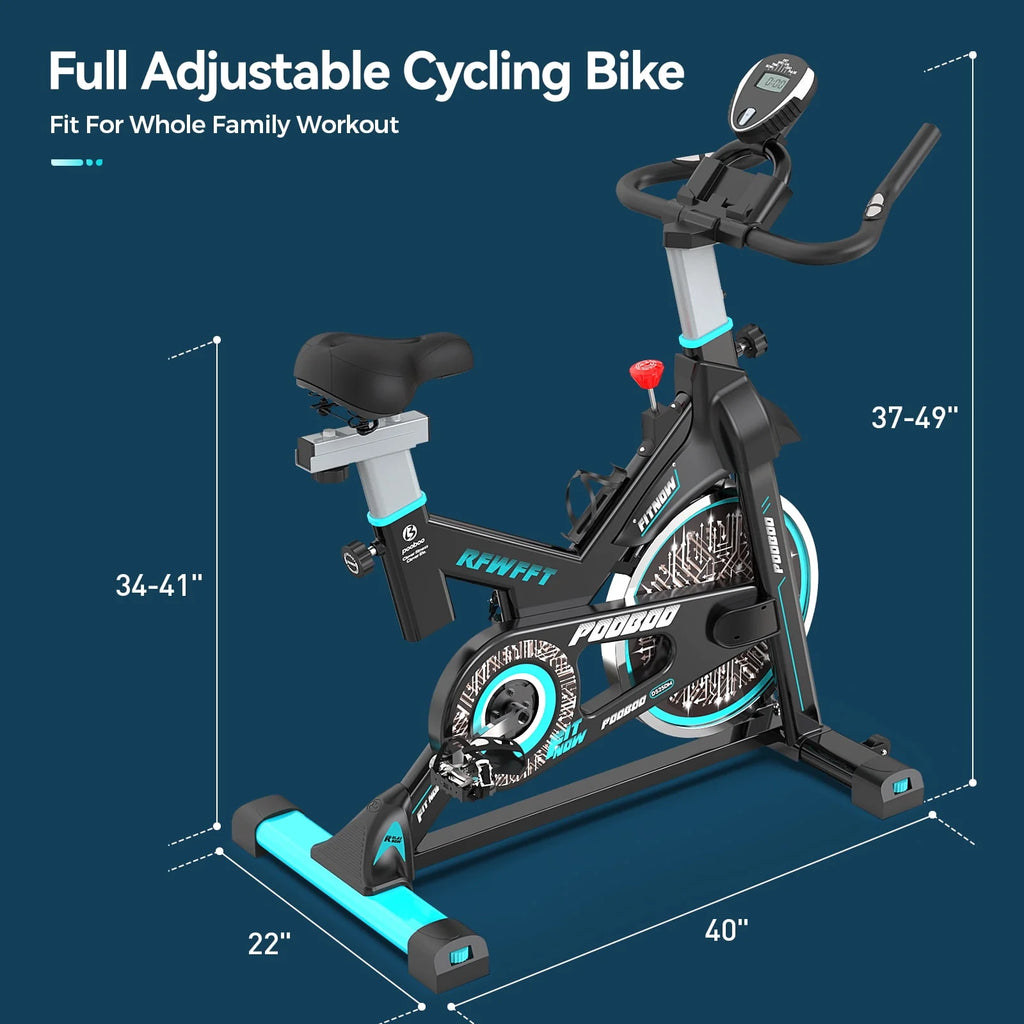 Adjustable Magnetic Resistance Indoor Exercise Bike A6159