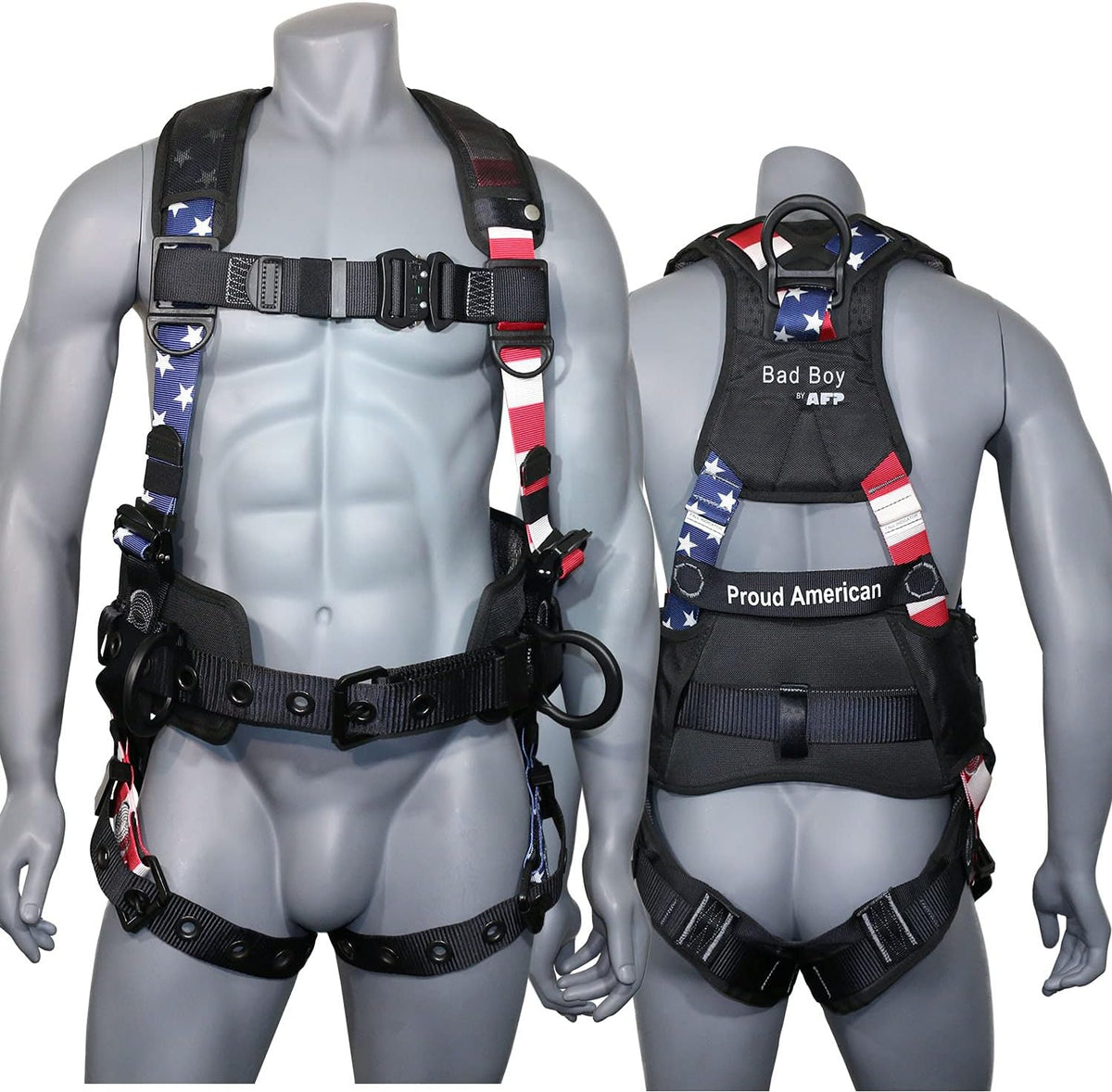 Full-Body Safety Harness with Back Support Belt A456