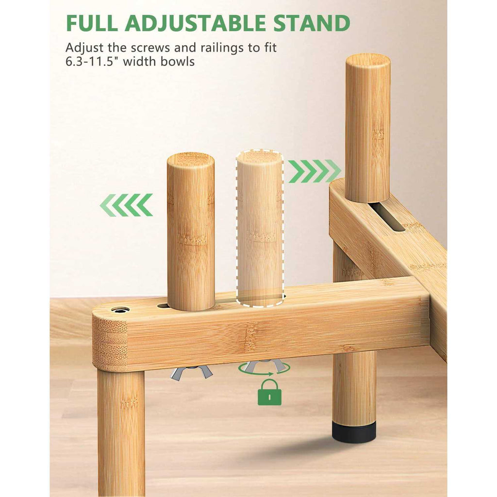 Adjustable Elevated Dog Bowl Stand B604205