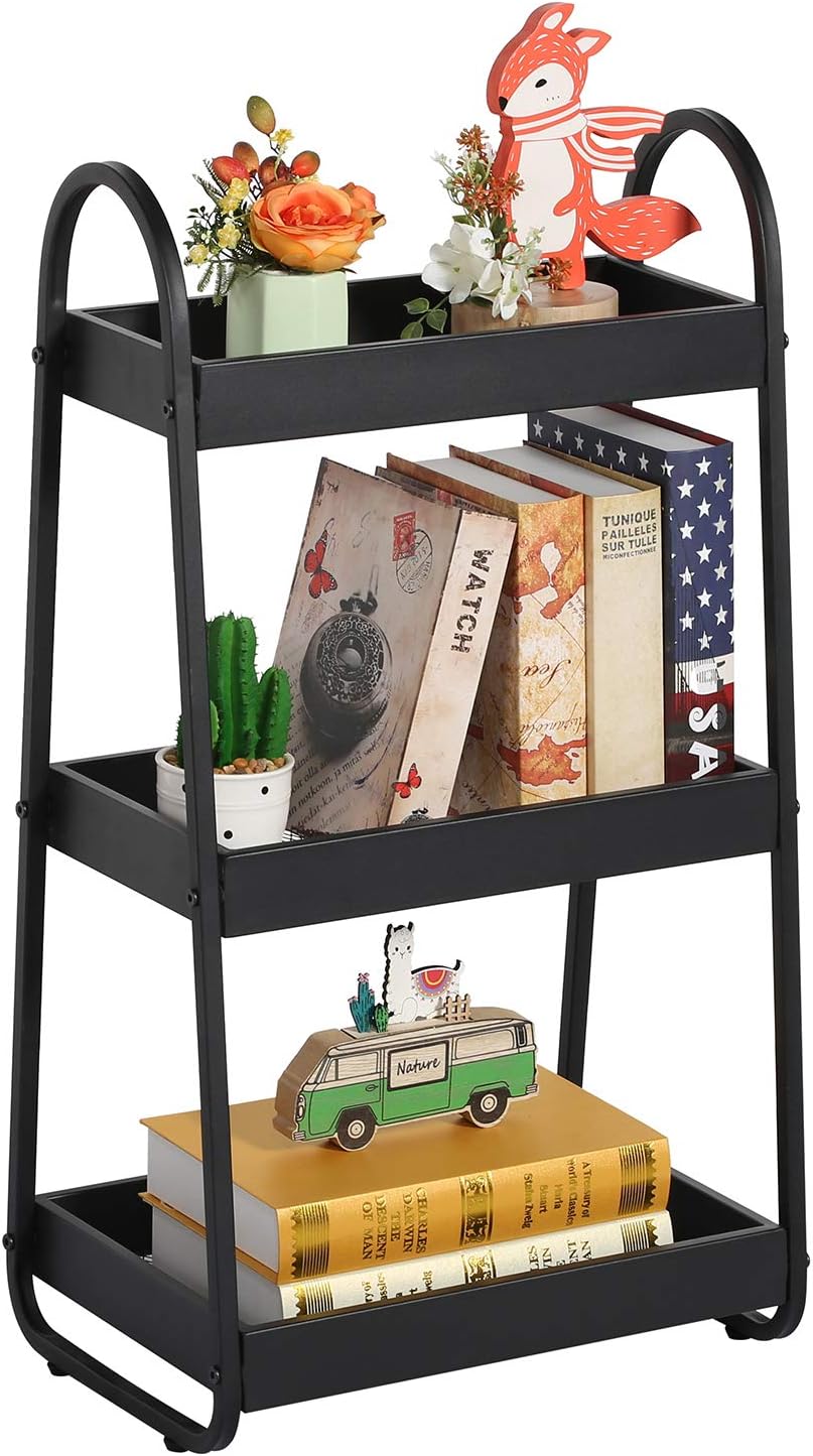 3 Tier Rolling Wire Storage Cart W3270