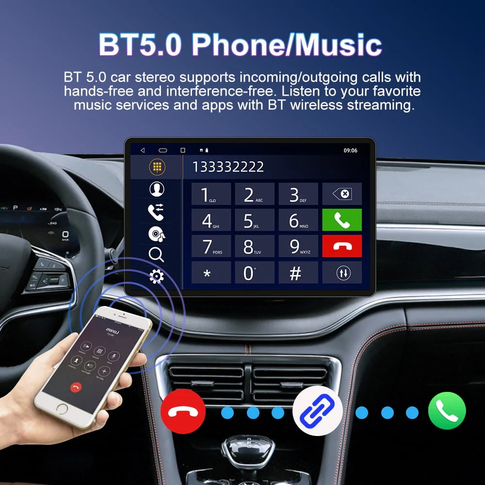 Android 12 Car Radio Stereo with Apple CarPlay Android Auto T84153