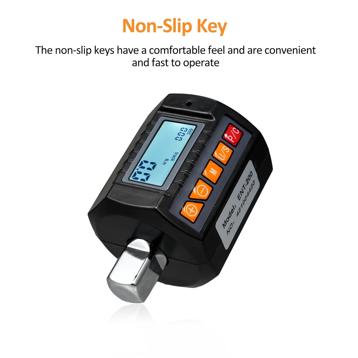 1/2'' Drive Torque Gauge with Backlit Display and Ratchet Wrench V299