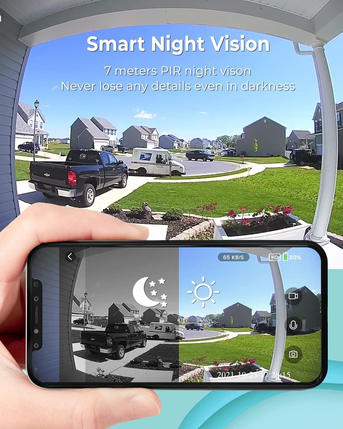 Wired Video Doorbell Camera with 1080P HD T38239