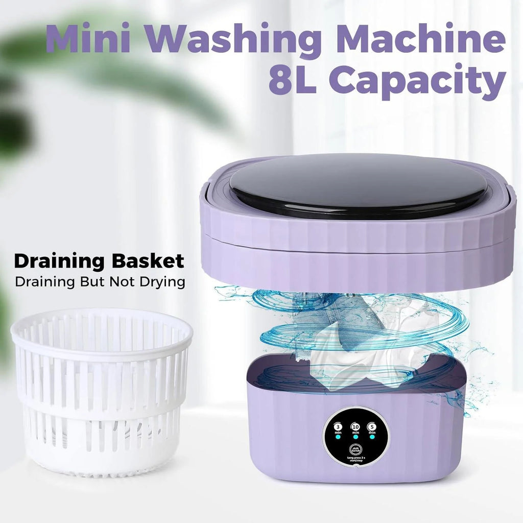Portable Mini Foldable 8L Washing Machine F677