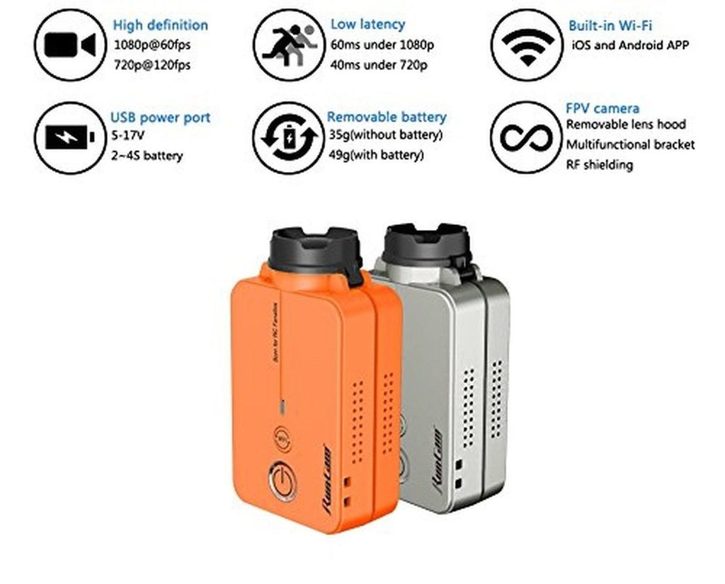 Orange 1440p Action Camera H2124