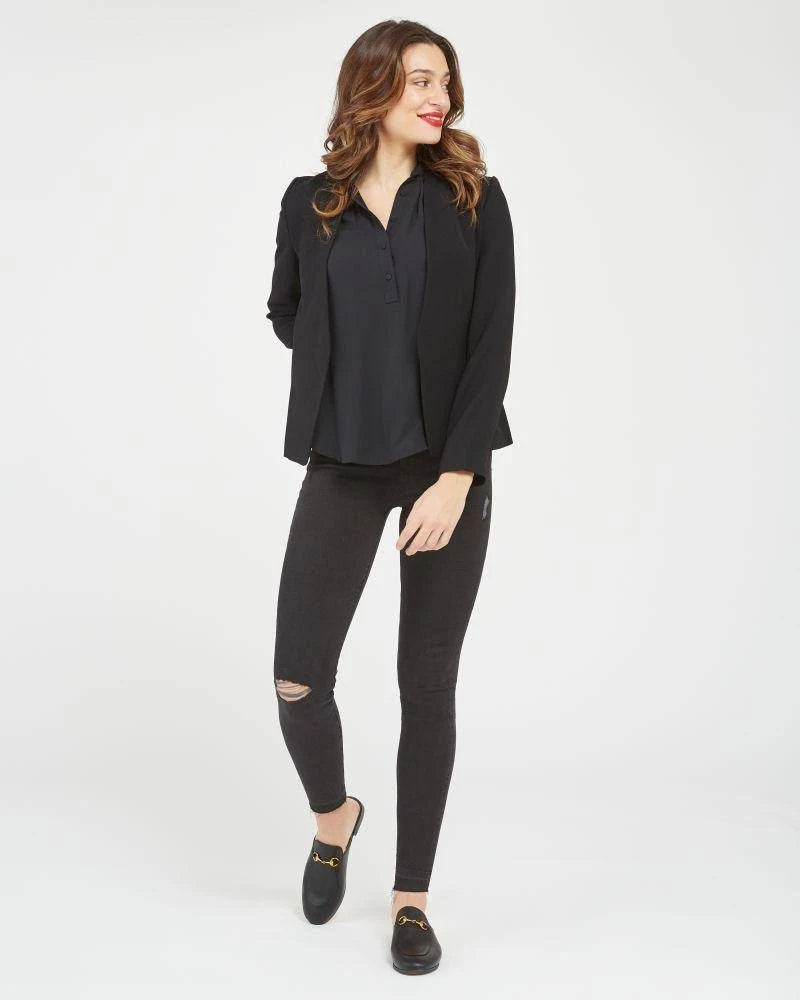 Distressed Denim Legging Mid Wash I2109