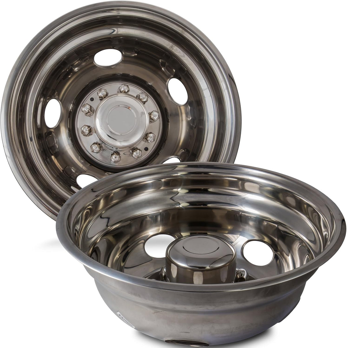 19.5 Inch Stainless Steel Wheel Simulators Pack of 4 I4268