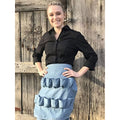 12 Pockets Soft Durable Denim Fabric Egg Gathering Apron N1557