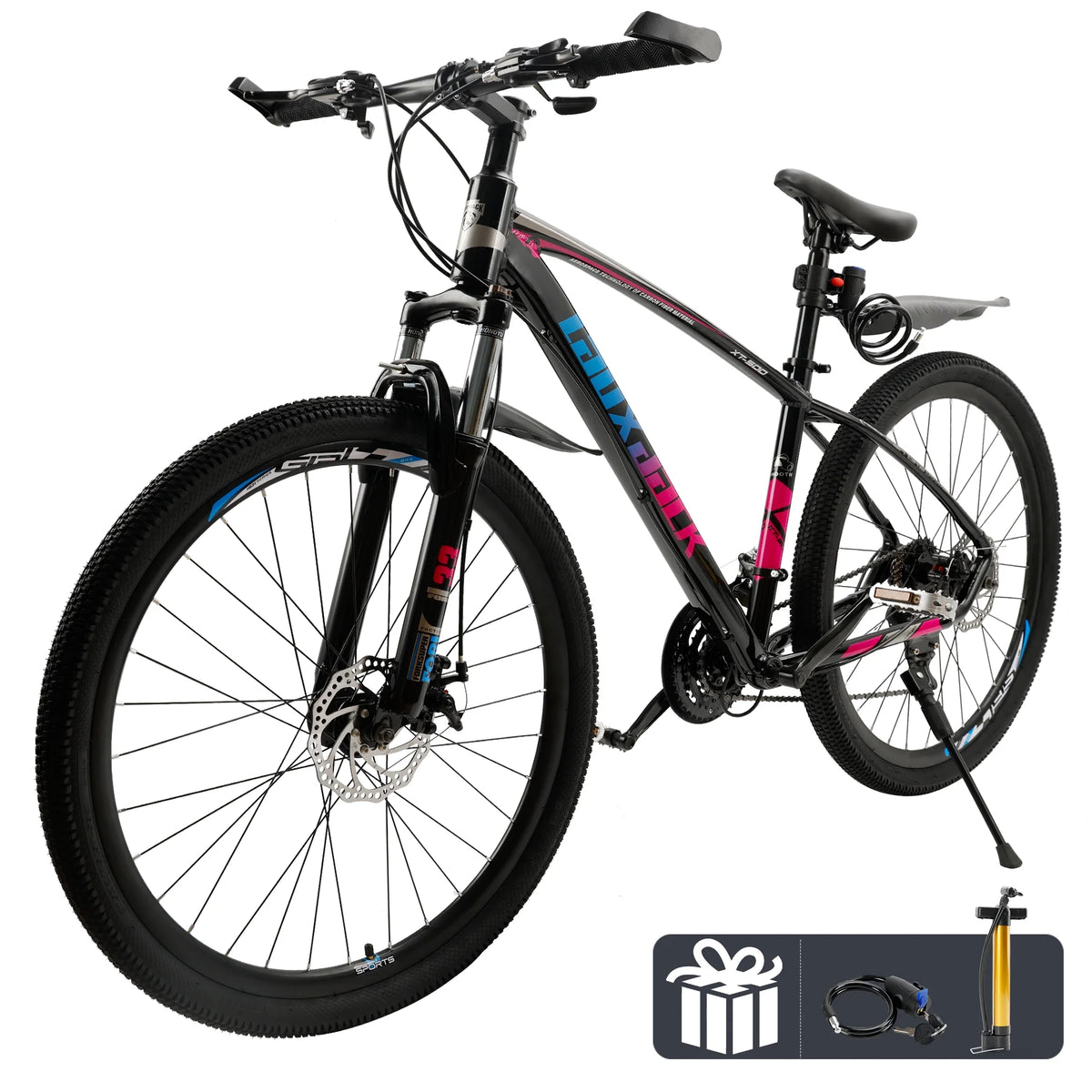 Full Suspension 21 Speed 27.5 inch Dual Disc Brake Mountain Bike G791688