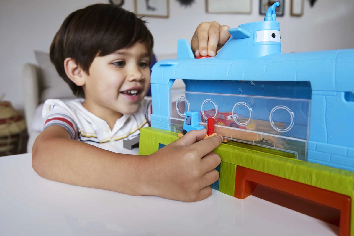 Color-Change Toy Car Playset U4932