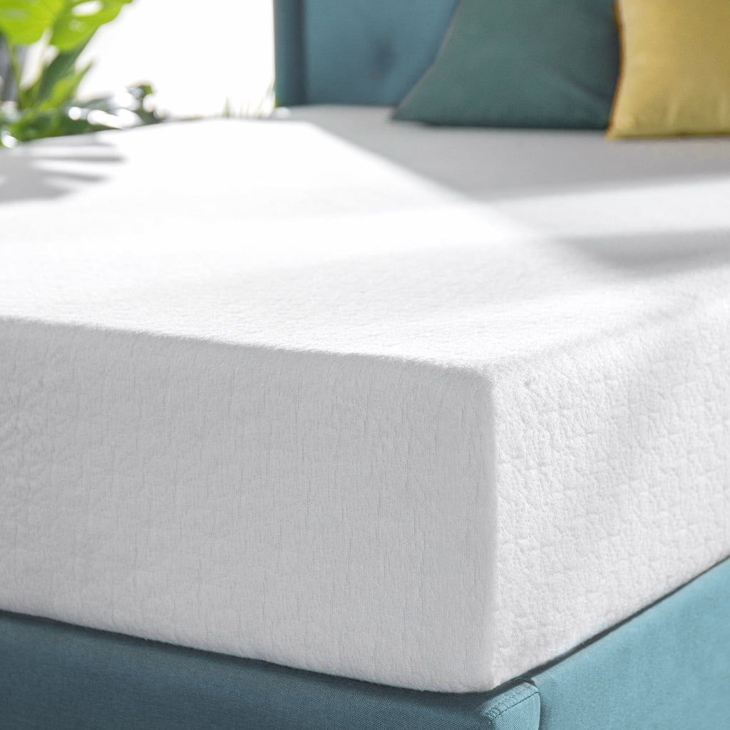 8 Green Tea Memory Foam Short Queen Mattress S430
