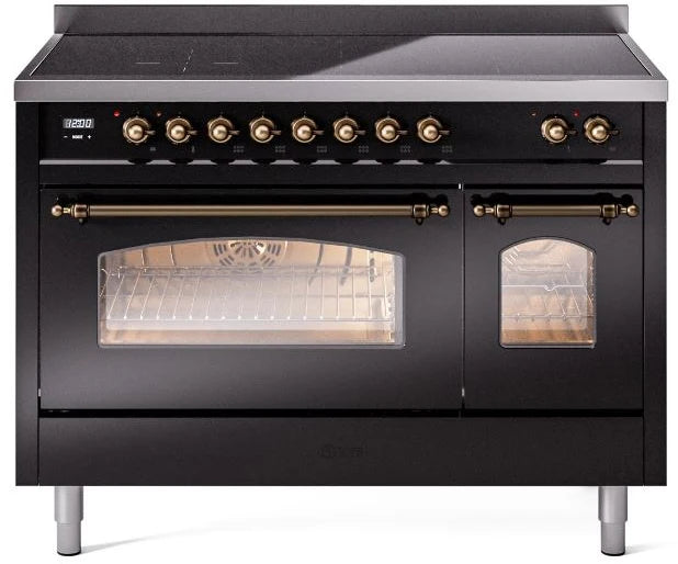 48 Induction Range with Electric Oven in Black F5092