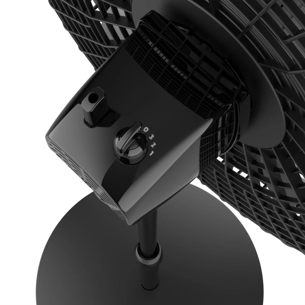 Adjustable Pedestal Fan, 3 Speeds, Gray D736249