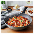 11 Aluminum Nonstick Wok and Lid U2588